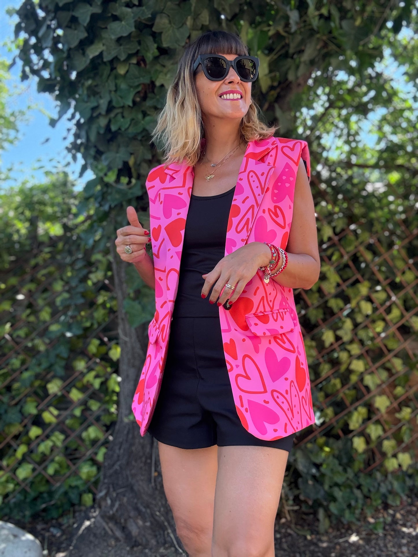 Chaqueta Cassis sin manga