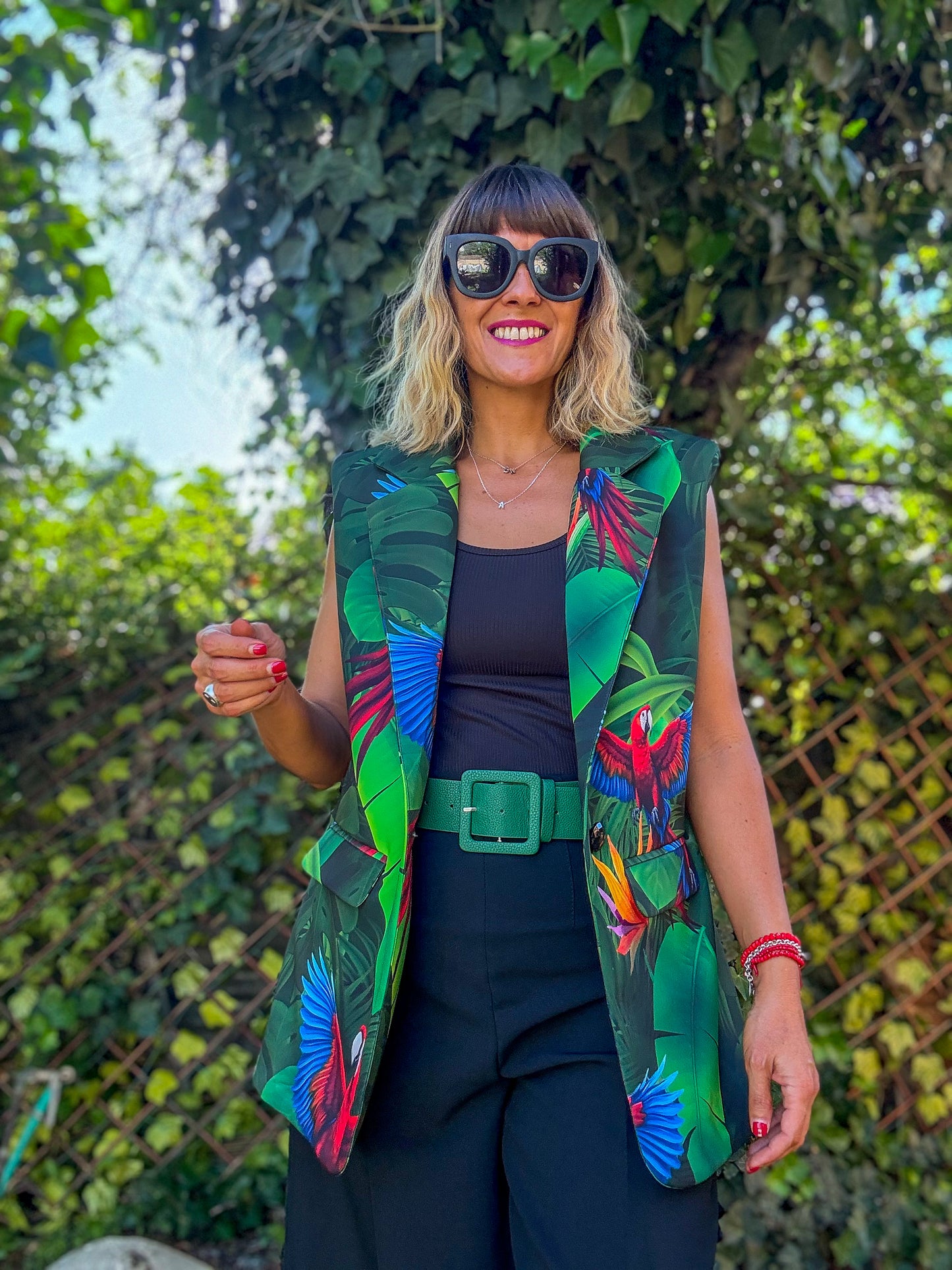 Chaqueta Cassis sin manga