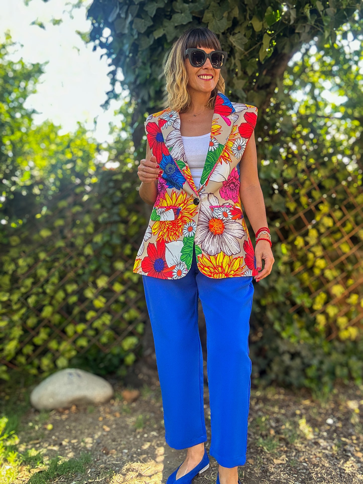 Chaqueta Cassis sin manga