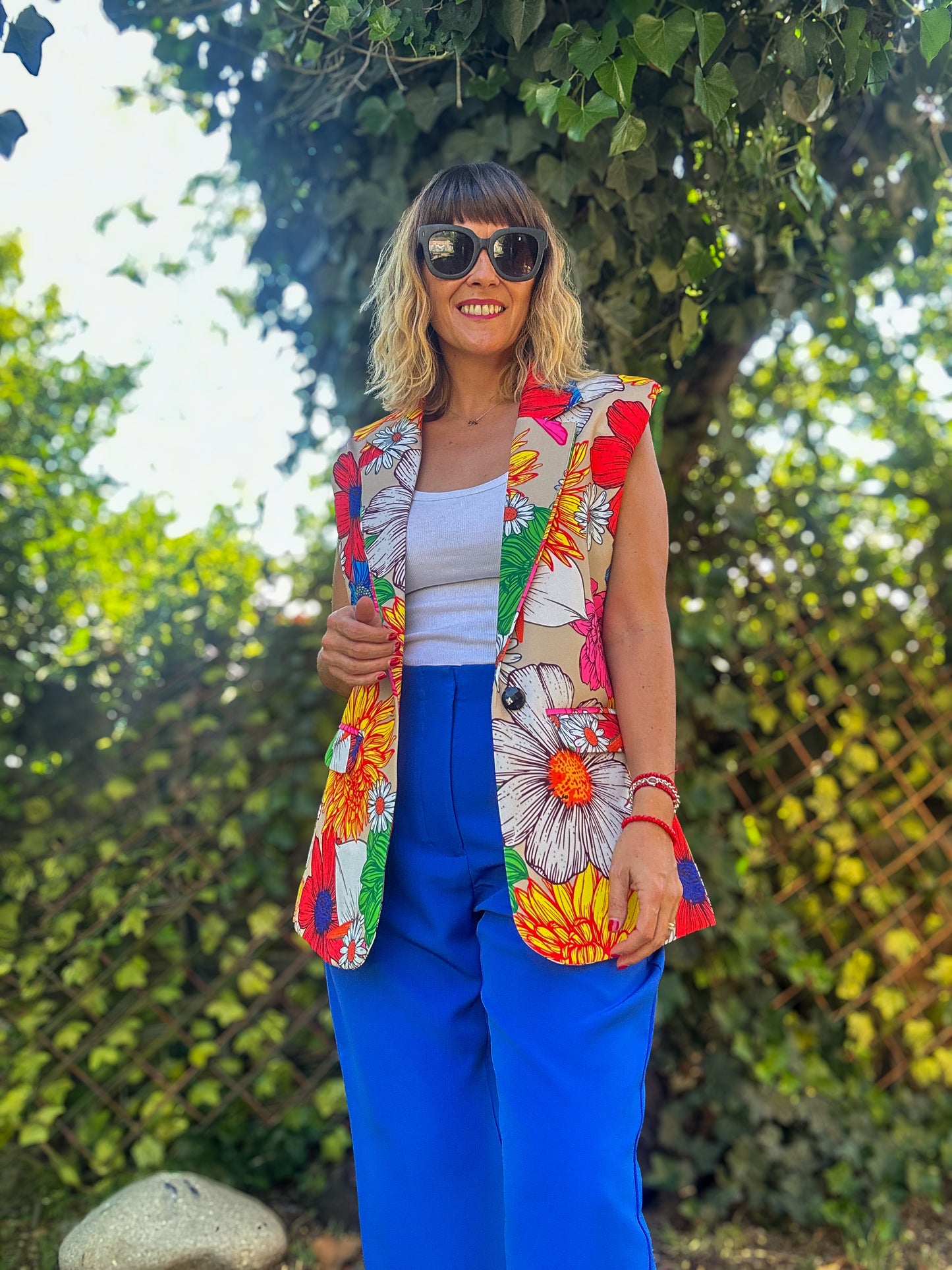 Chaqueta Cassis sin manga