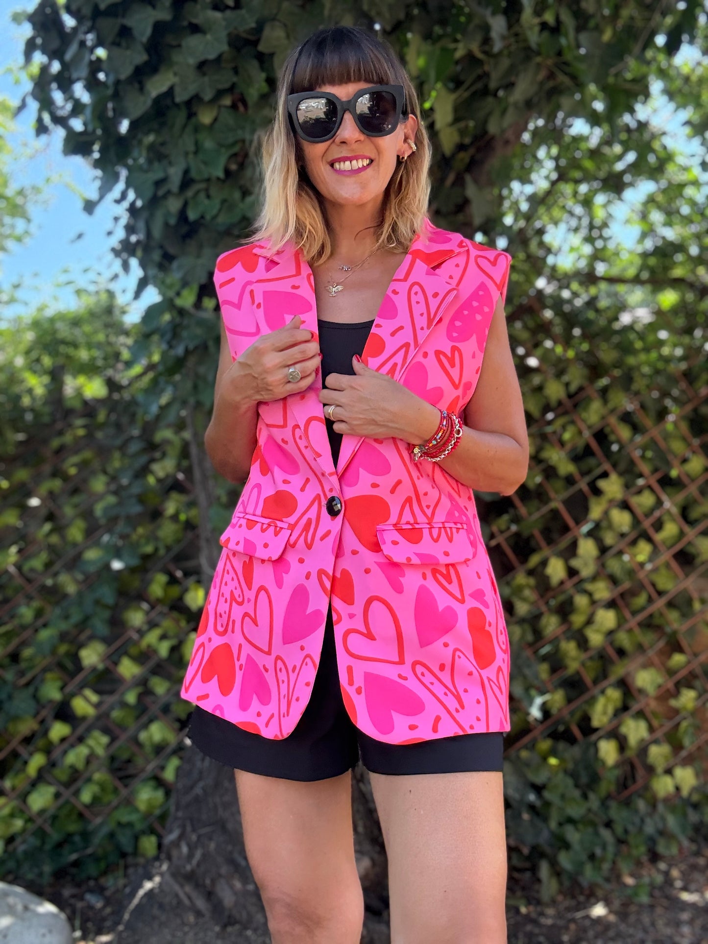 Chaqueta Cassis sin manga